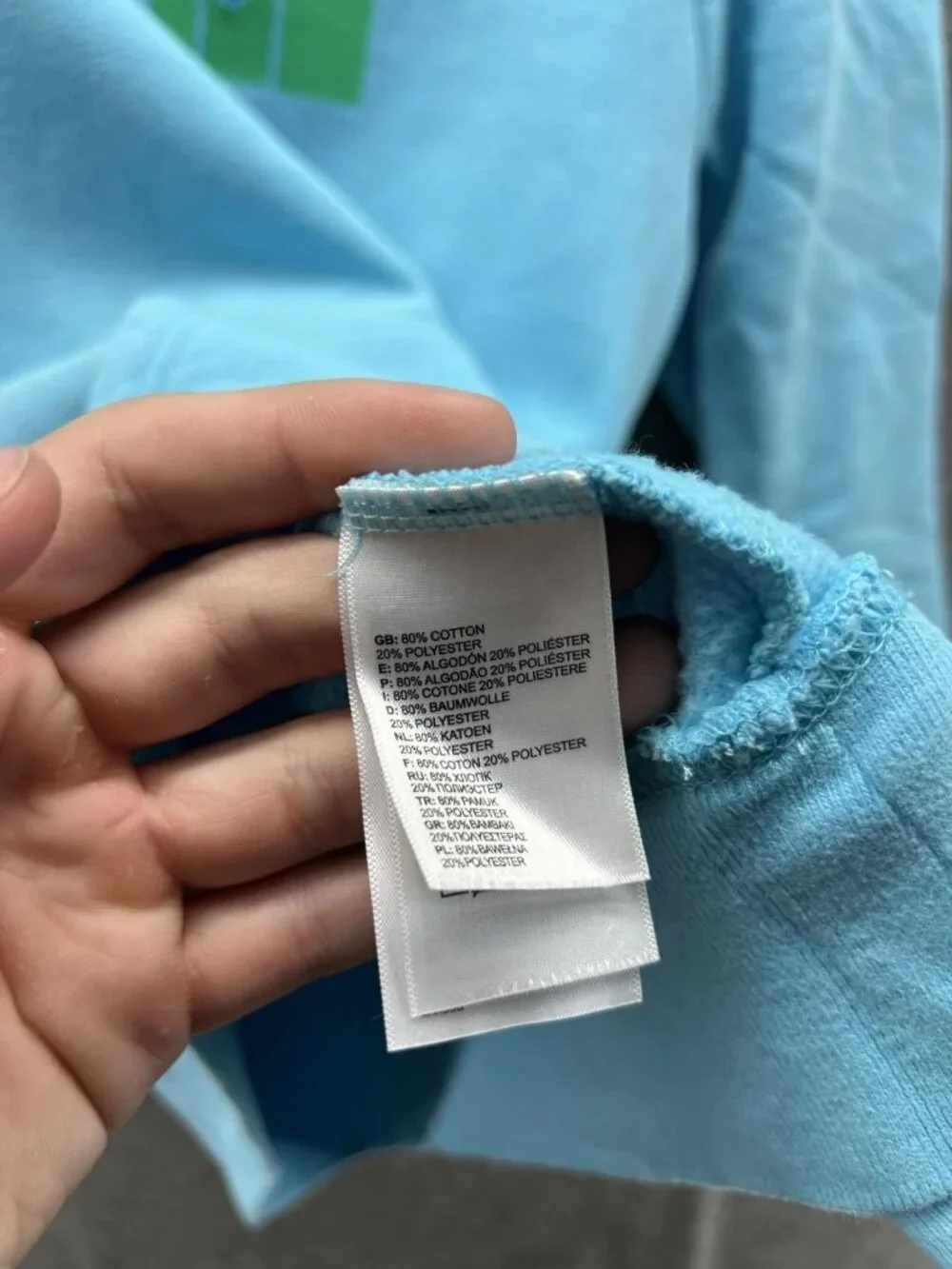 The North Face Hoodie Womens Small Blue Fleece Logo Pullover Kangaroo Pocket